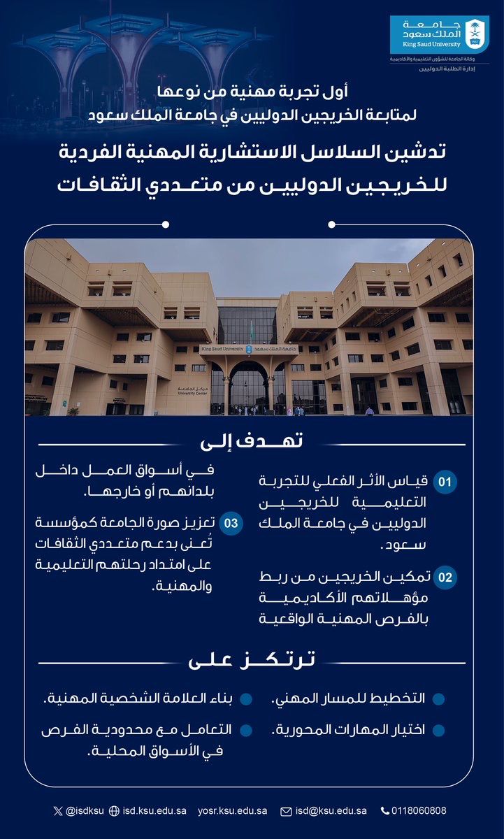 السلاسل الاستشارية المهنية للخريجين الدوليين 1